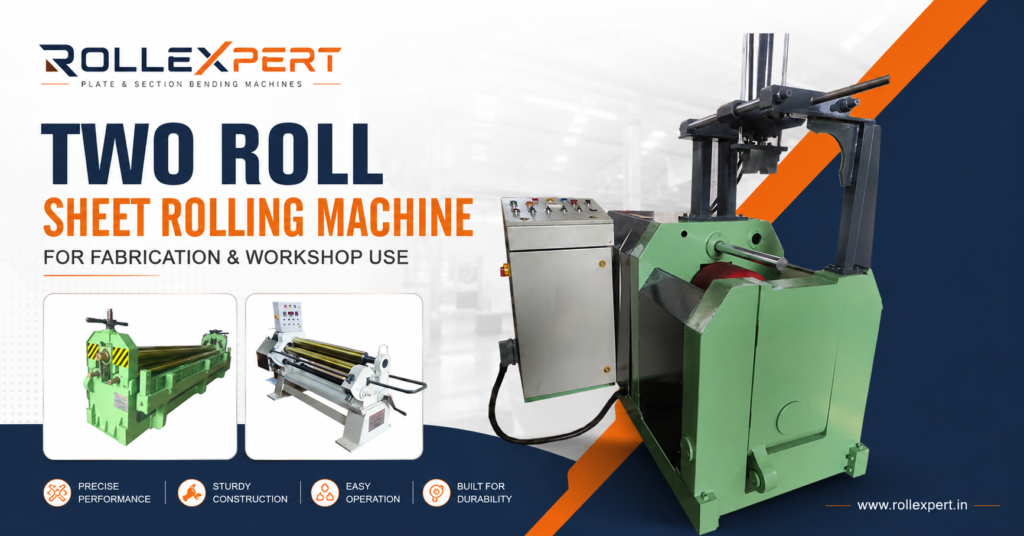 Two Roll Sheet Rolling Machine