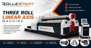 Three Roll Linear Axis Machine Bending